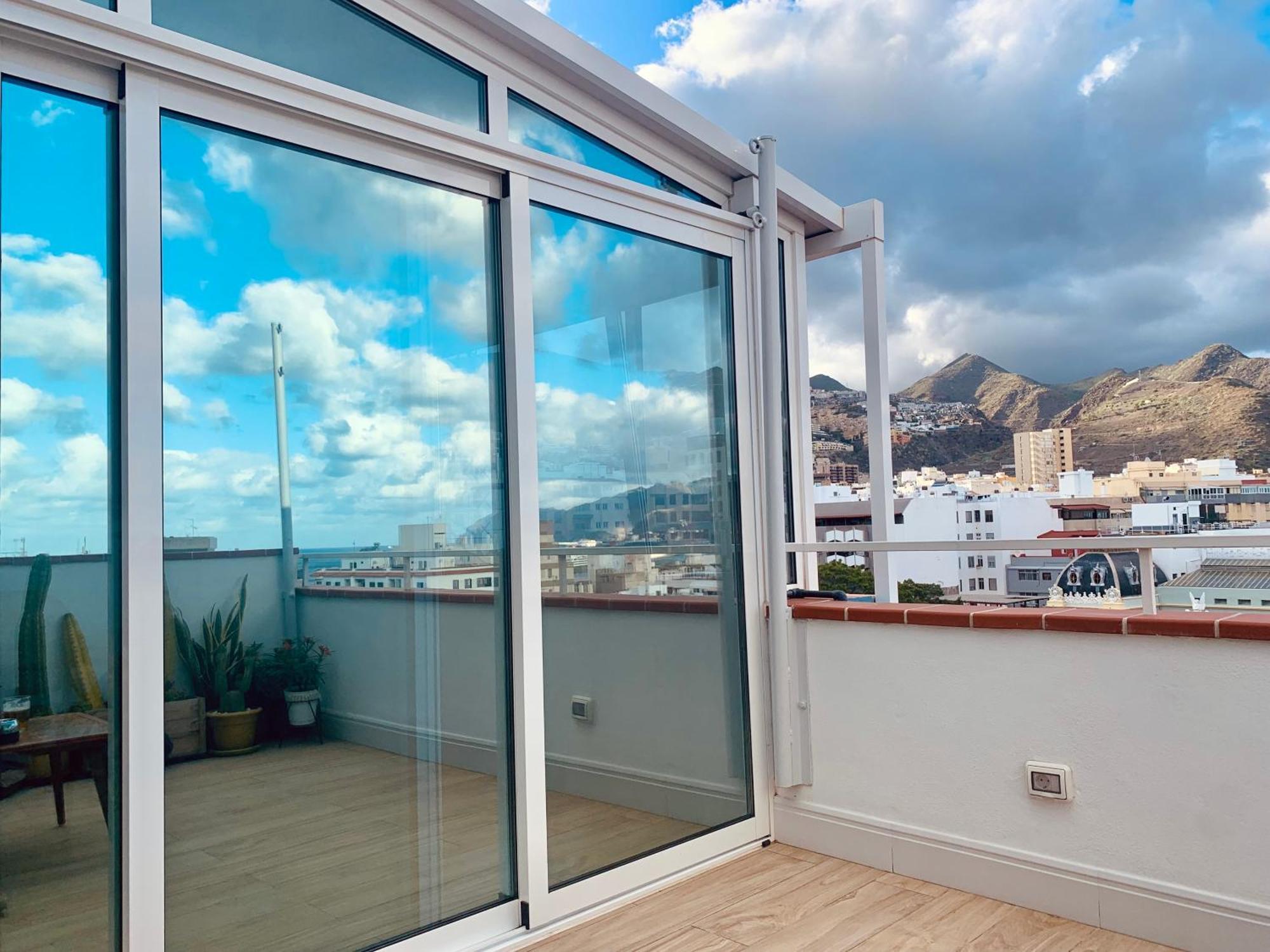 Atico Con Terraza, Vistas Panoramicas Y Parking Apartment ซานตาครูซ เด เตเนริเฟ ภายนอก รูปภาพ