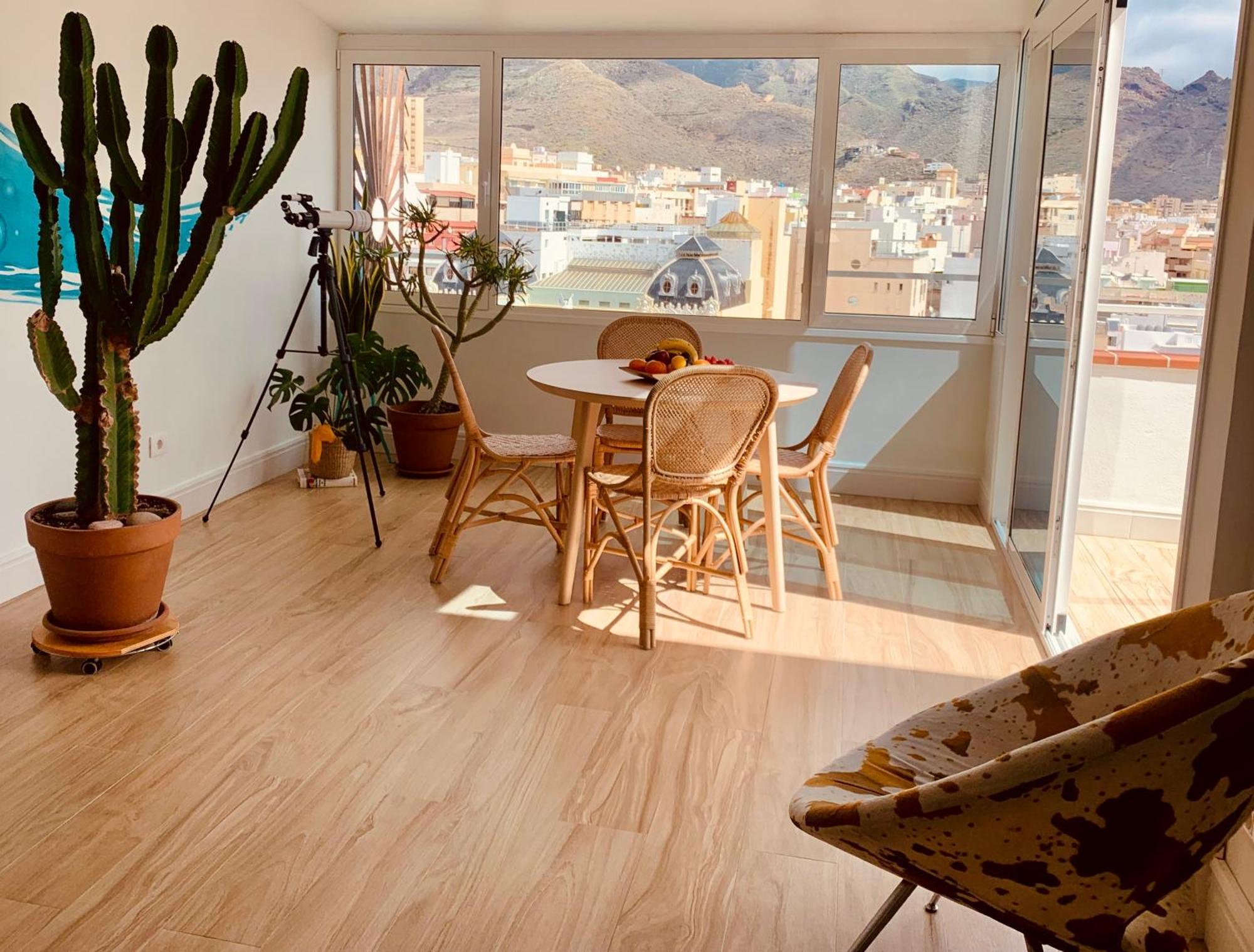 Atico Con Terraza, Vistas Panoramicas Y Parking Apartment ซานตาครูซ เด เตเนริเฟ ภายนอก รูปภาพ
